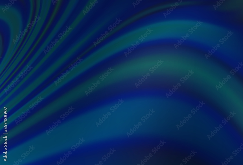 Dark BLUE vector backdrop with bent lines. Dark BLUE vector backdrop with bent lines.