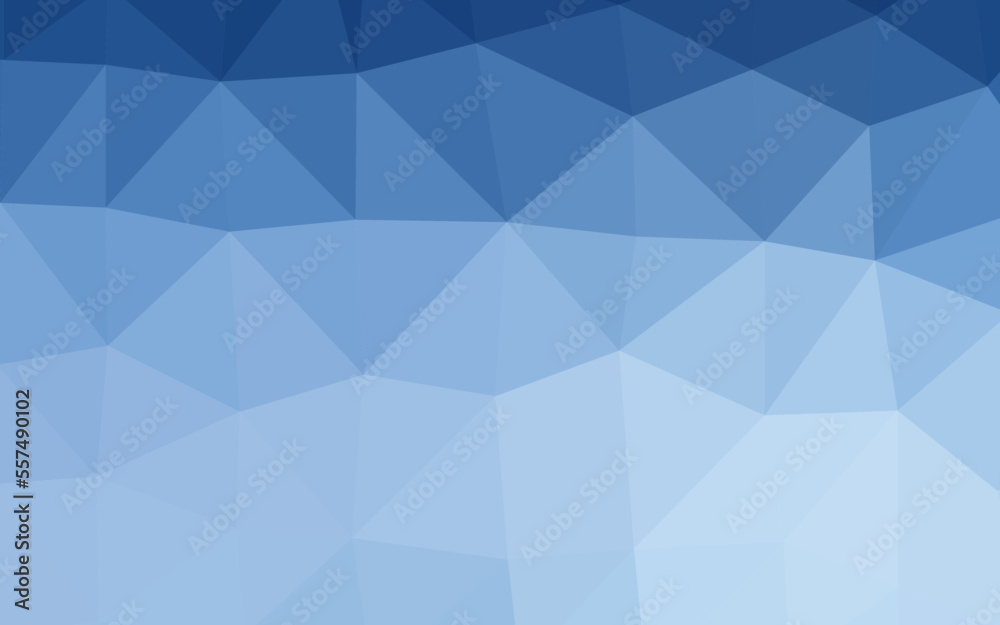 Light BLUE vector shining triangular background. Light BLUE vector shining triangular background.