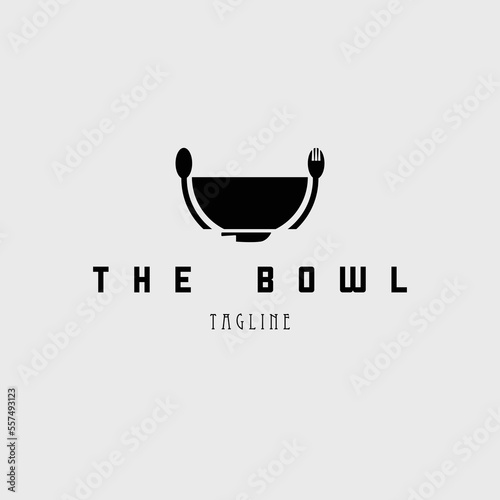 the bowl logo vector illustration design for use brand sign business