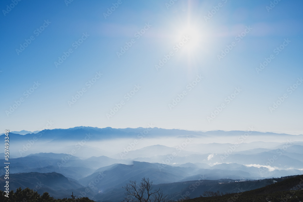 美しい冬山 美しい冬山