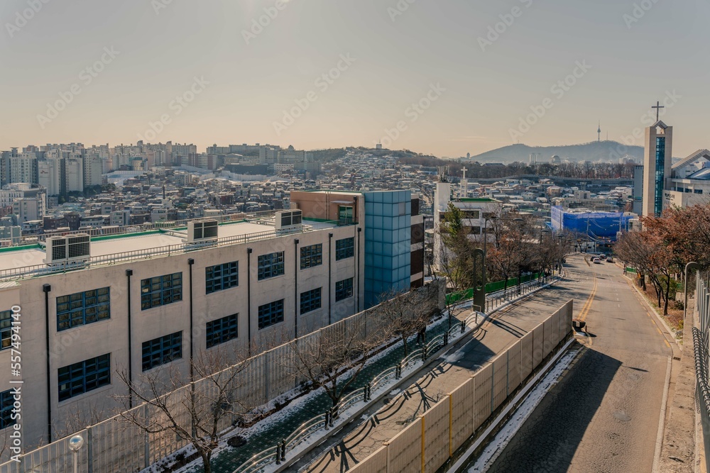 Fototapeta premium 도시의 풍경