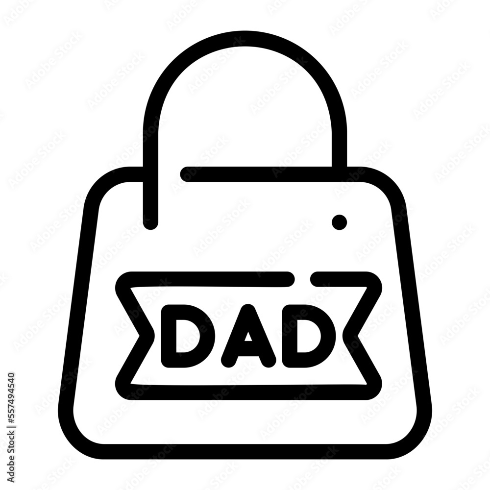 bag line icon bag line icon