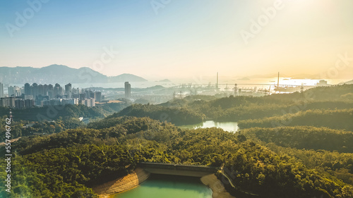 Shek Lei Pui Dam, Kam Shan Country Park, Hong Kong 2 March 2022