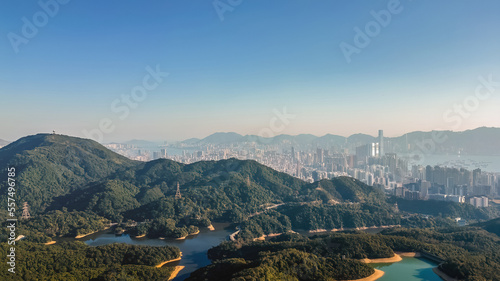 Kowloon Reservoir Dam, Kam Shan Country Park, Hong Kong 2 March 2022