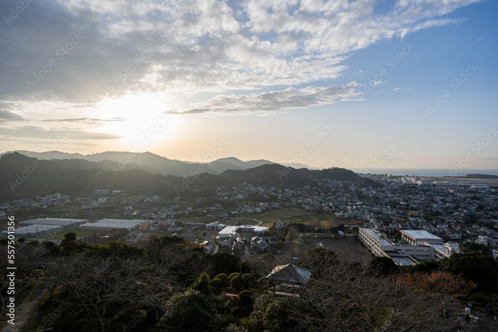 館山城 - 八犬伝博物館 - 天守閣からの眺望
