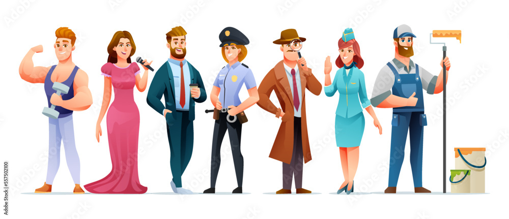 © YG Studio - Different people occupation profession character set © YG Studio - Different people occupation profession character set