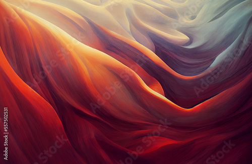 Colorful background texture, wavy silky black, red blue, green and other shades of colors beautiful, hot and flowing design with scaly, silky and floral artworks 