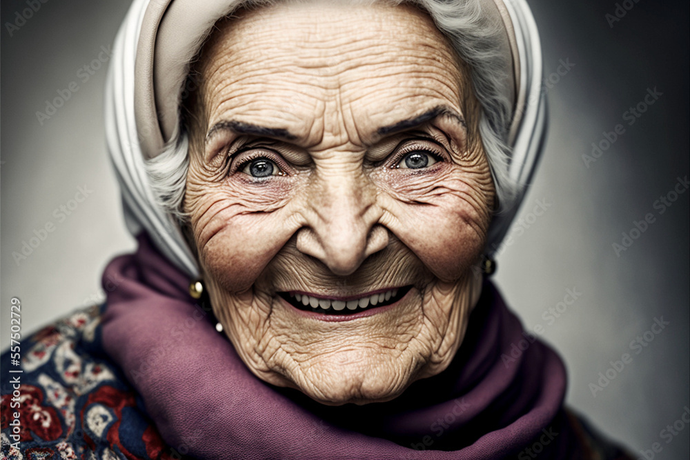 Photo & Art Print Elderly Jewish Grandmother, Djomas