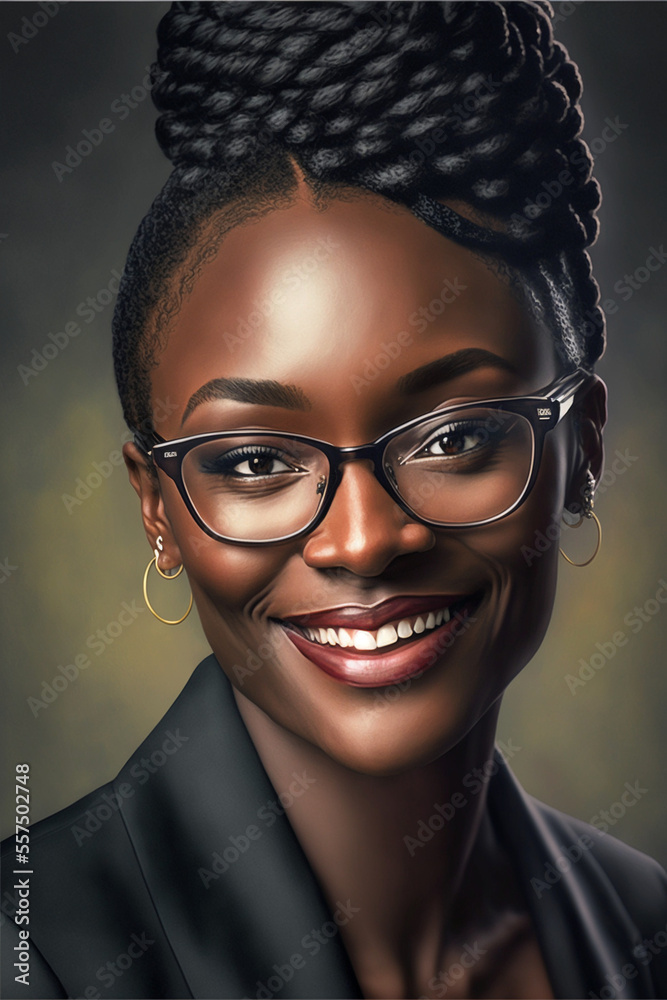 Beautiful Commercial businesswoman in front of a dark background Beautiful Commercial businesswoman in front of a dark background