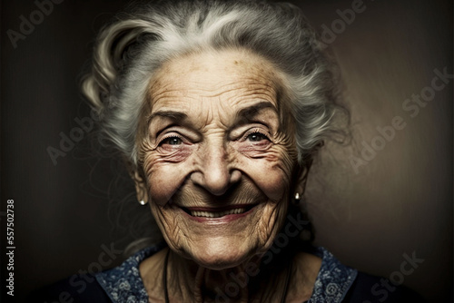 beautiful old Elegant Elderly Lady © Djomas