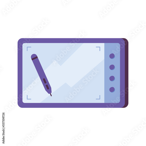 tablet device with pen