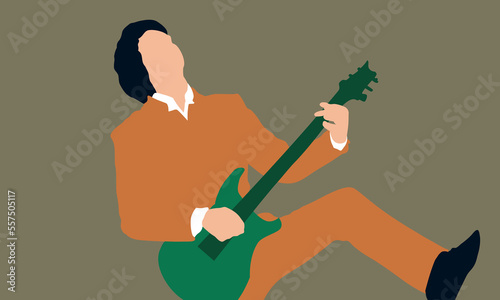 Argentinian guitarist. Minimalist design