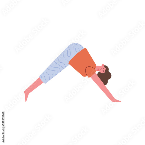young girl practicing yoga © Gstudio
