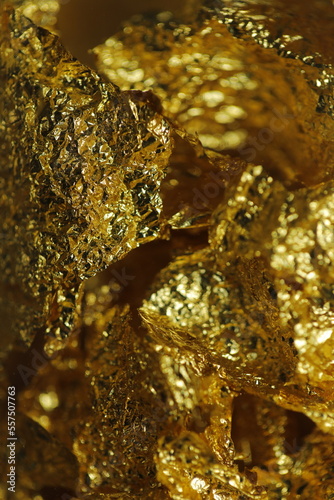 Gold Metal Texture Macro shot