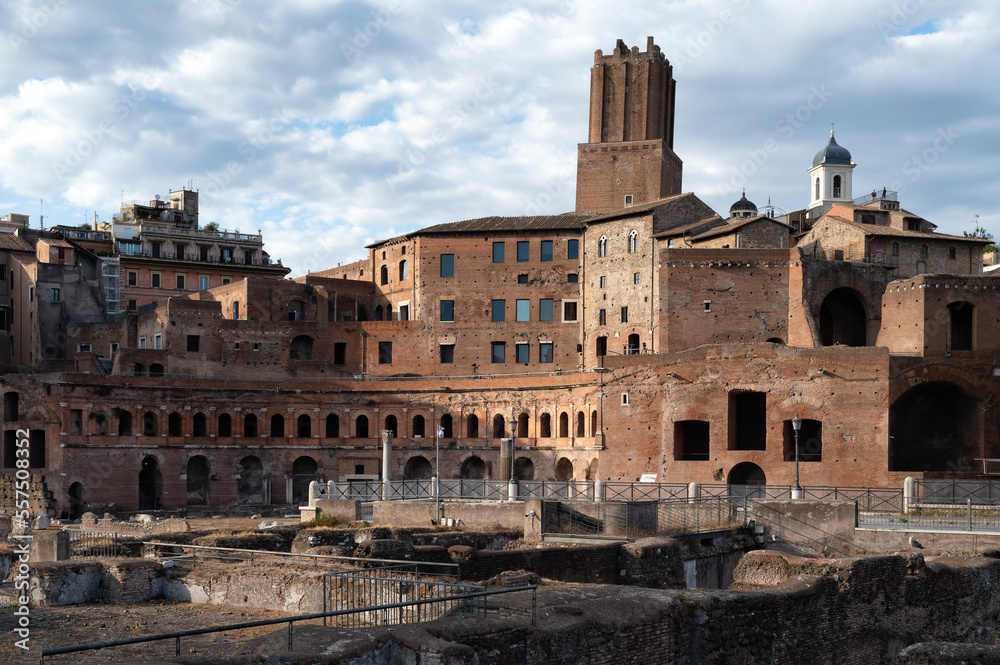 Trajan's Market, ancient ruin in Rome, Italy