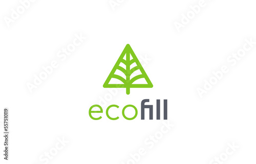 eco green and environment logo design templates