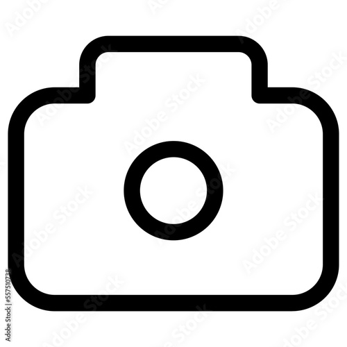 camera line icon