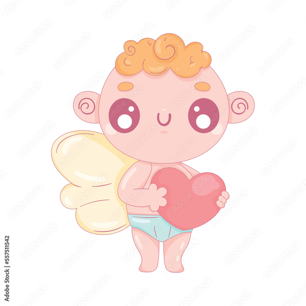 cupid angel with heart cupid angel with heart