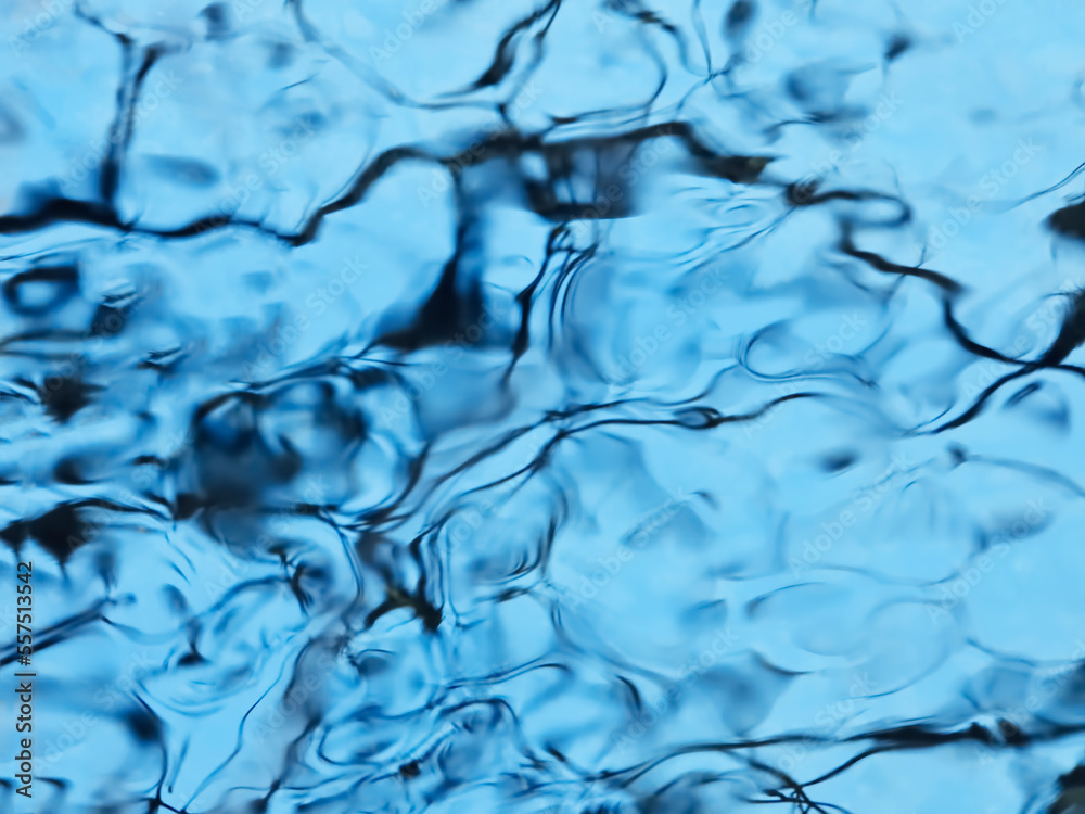 Obraz premium Abstract blue water patterns