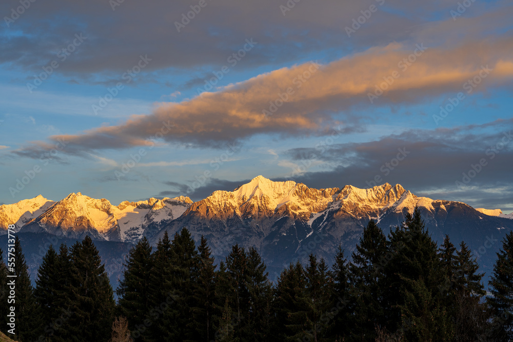 Berge in Tirol bei Innsbruck