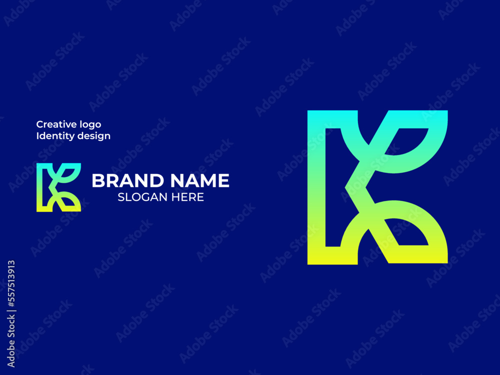 abstract grid lettering k letter mark logo and brand identity also app icon design abstract grid lettering k letter mark logo and brand identity also app icon design