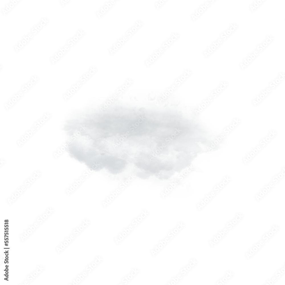 white clouds elements, sky background