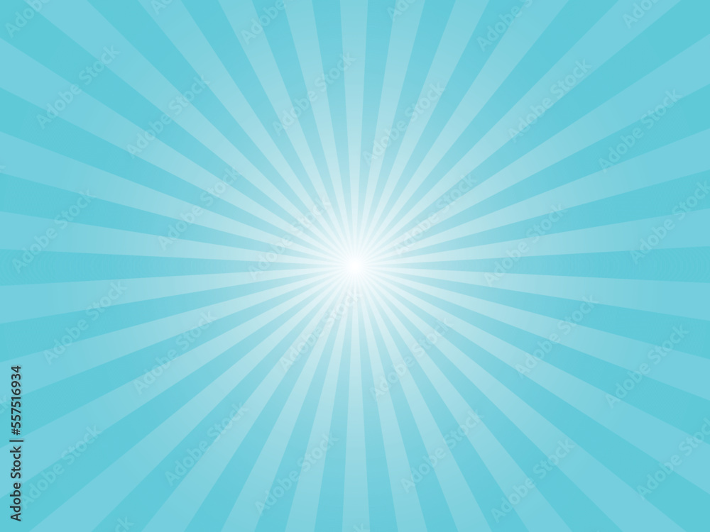 Sunburst blue rays pattern. Radial sunburst ray background with stripes. Vector illustration. Sun background as design element. Sunburst blue rays pattern. Radial sunburst ray background with stripes. Vector illustration. Sun background as design element.