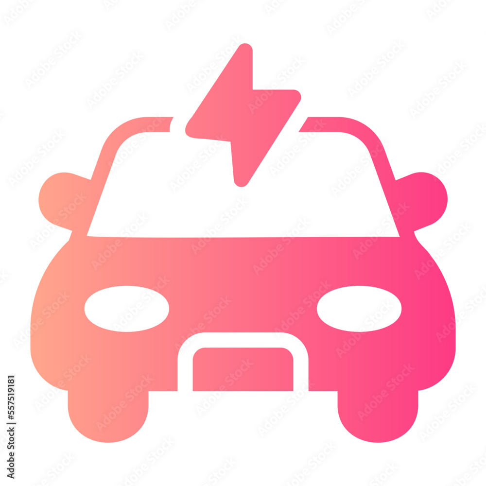 electric gradient icon electric gradient icon