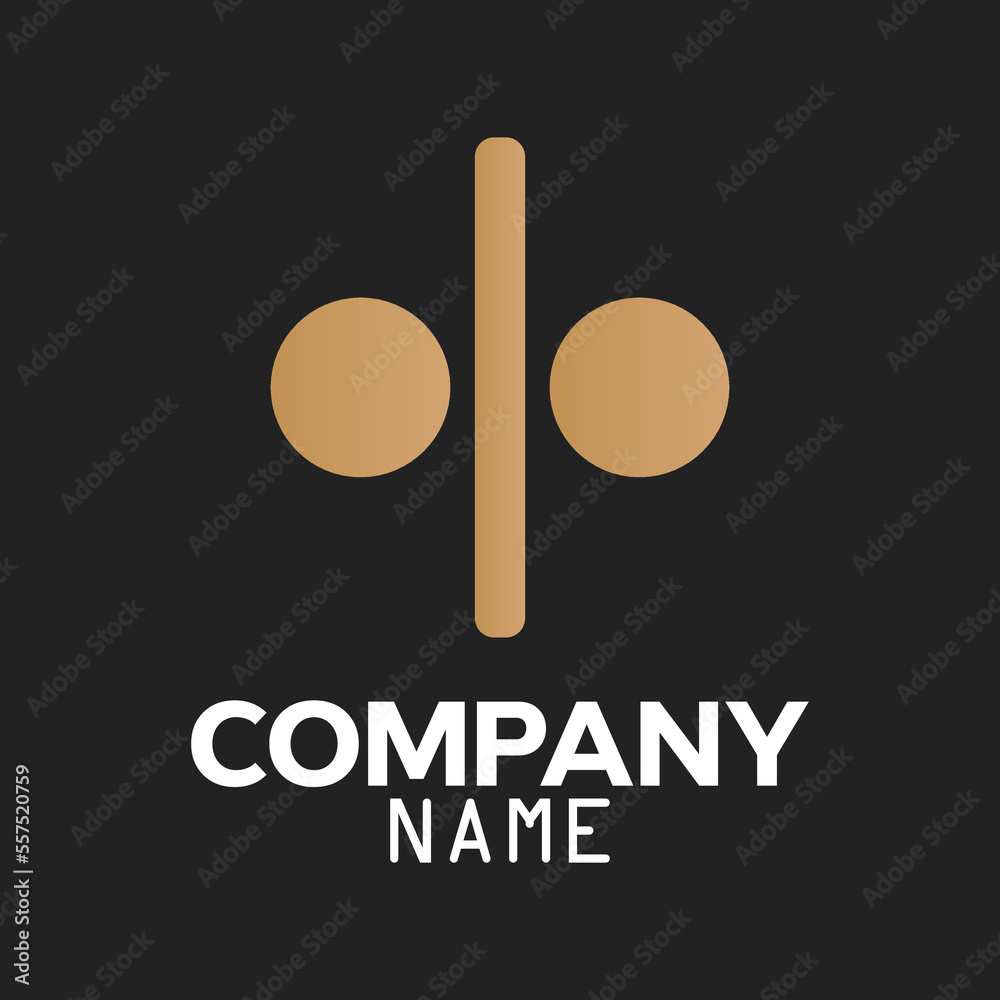 Fototapeta premium Universal vector logo for the company. Brand. Business registration