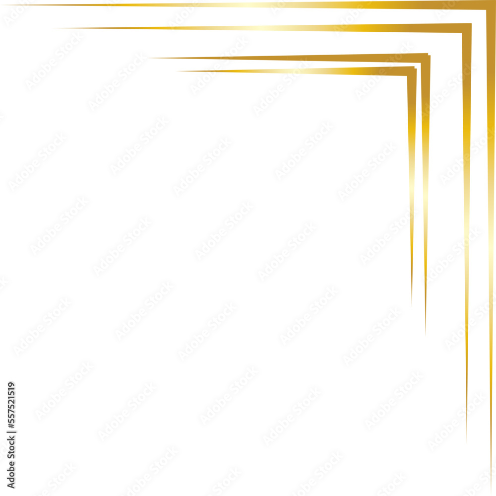 gold line corner, border, frame decoration gold line corner, border, frame decoration