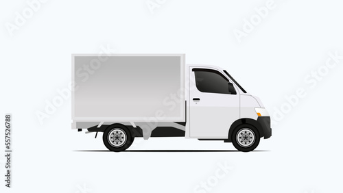 Delivery Box car vector illustration