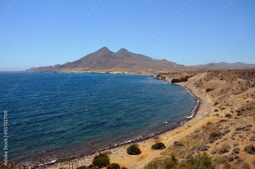 Playa junto a La Isleta del Moro, Cabo de Gata, Almería Playa junto a La Isleta del Moro, Cabo de Gata, Almería
