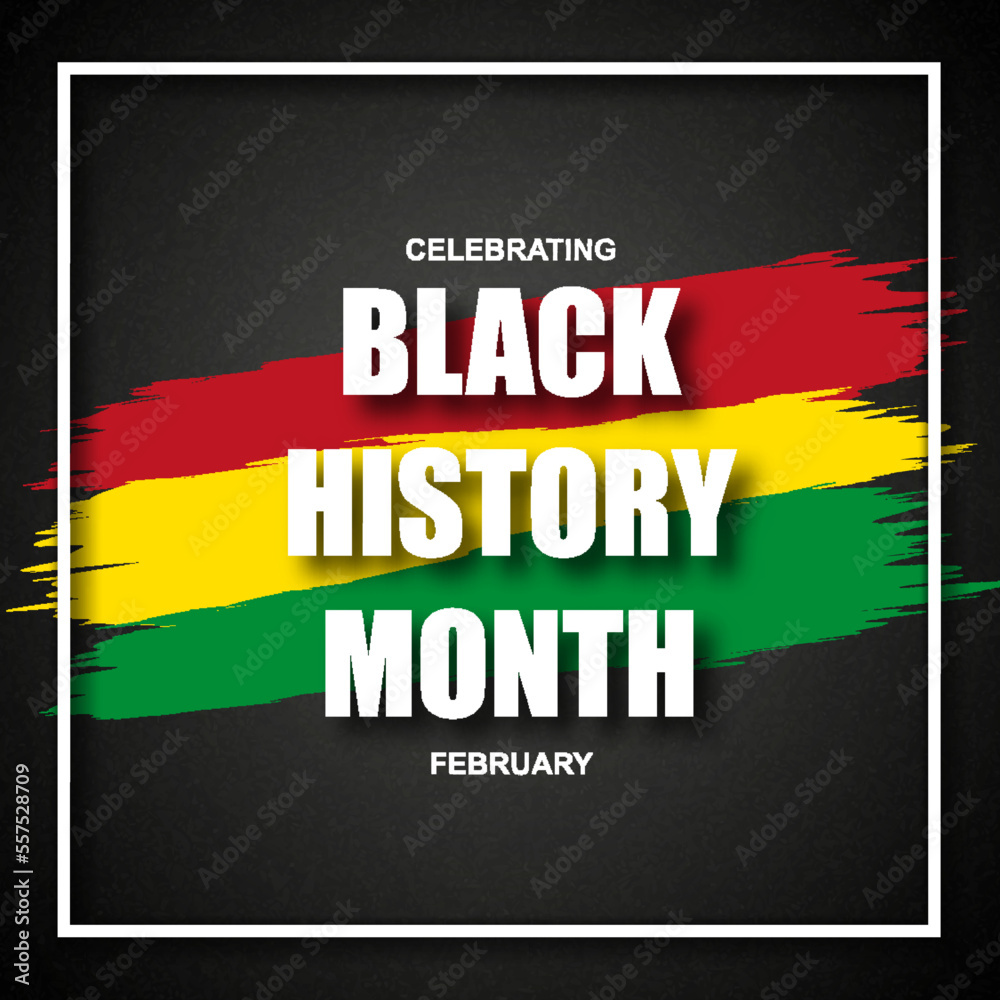 Background for Black History Month celebrating. EPS10 vector Background for Black History Month celebrating. EPS10 vector