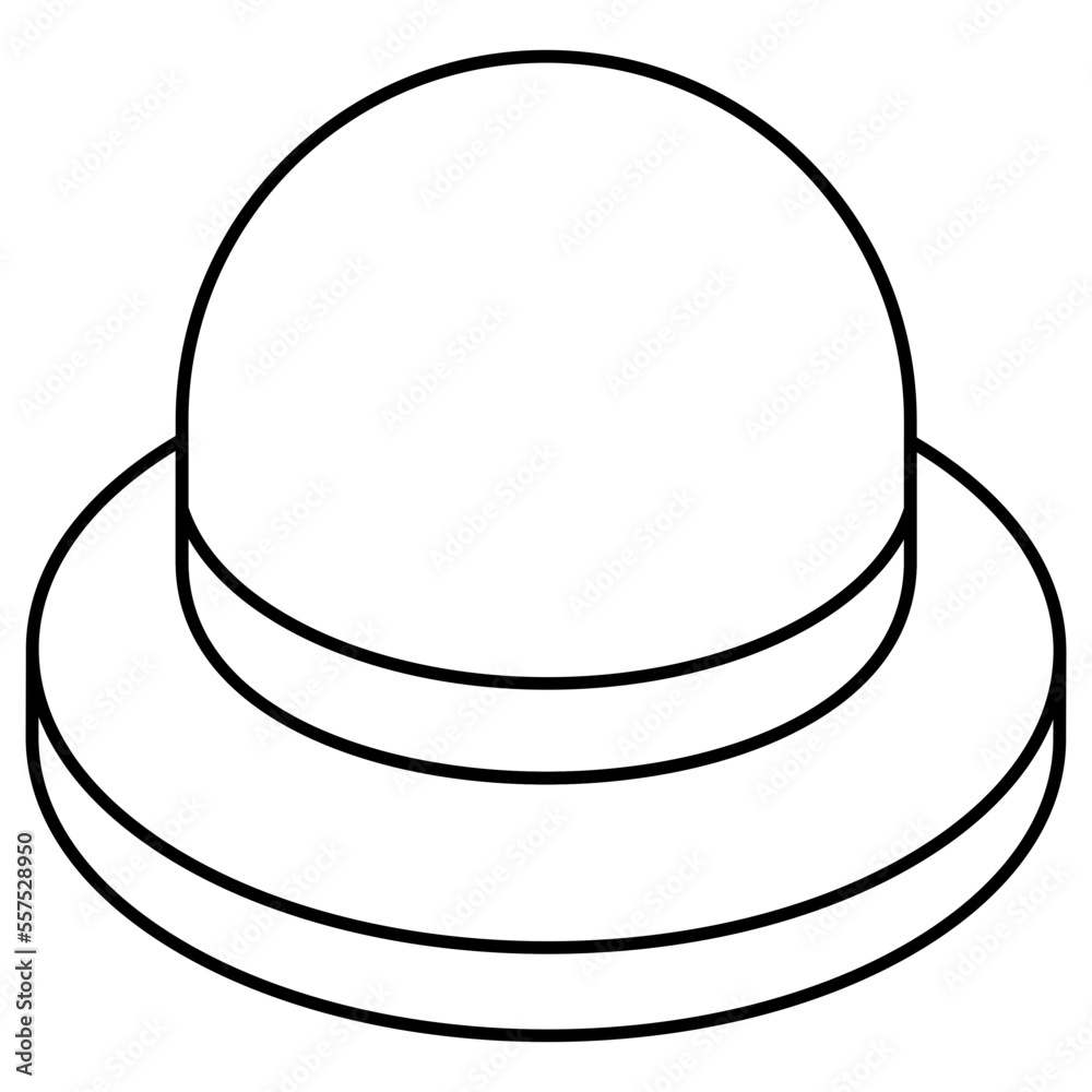 A unique design icon of hat A unique design icon of hat