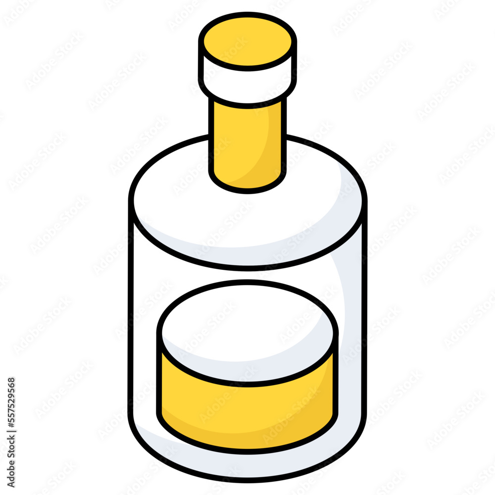Modern design icon of wine bottle Modern design icon of wine bottle