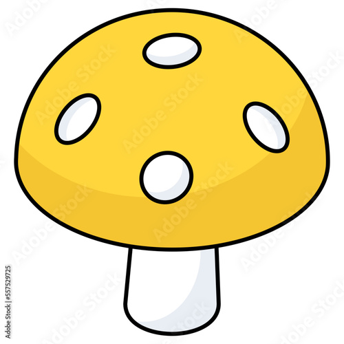 Modern design icon of mushroom