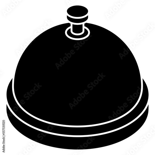 Trendy design icon of cloche