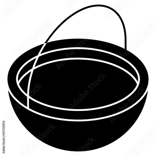 Perfect design icon of wicker basket 
