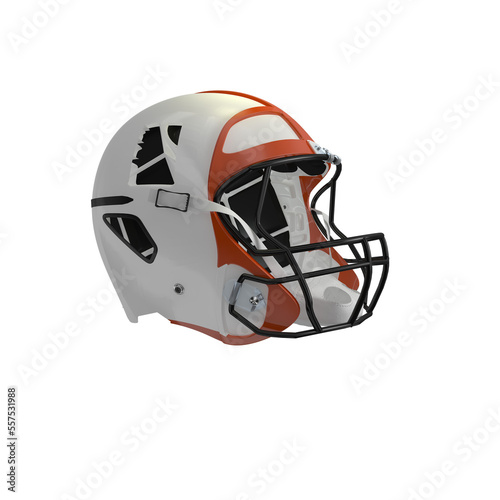 american football helmet isolated