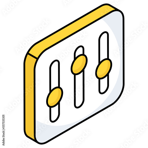 Vector design of audio equalizer 