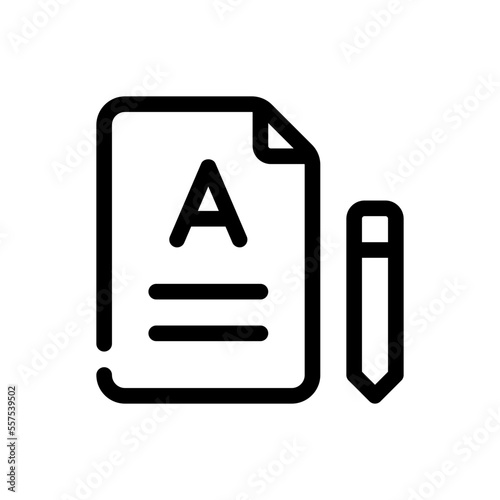 qualification line icon