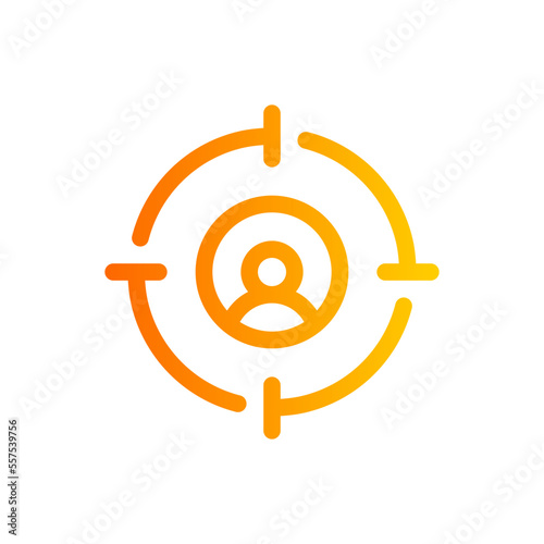 headhunting gradient icon