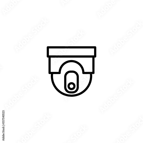 Dome CCTV Security Camera Icon vector design templates