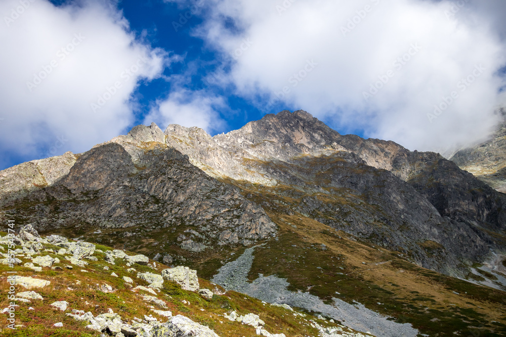 Fototapeta premium Mountain landscape in French alps