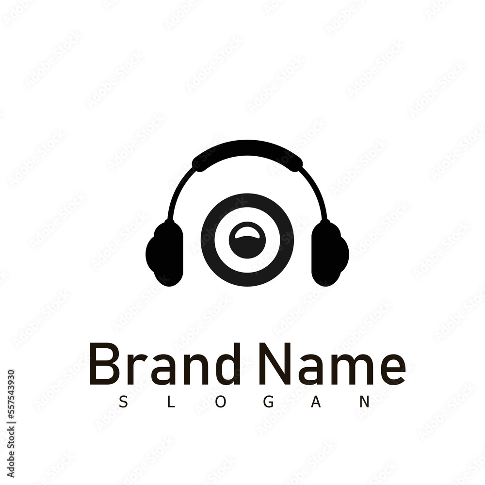 headphone logo chat technology people logo music symbol headphone logo chat technology people logo music symbol