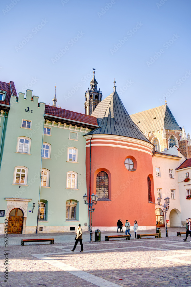 Krakow Historical Center, HDR Image