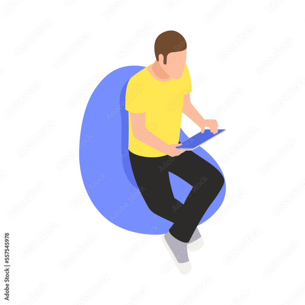 Social Media Isometric Icon