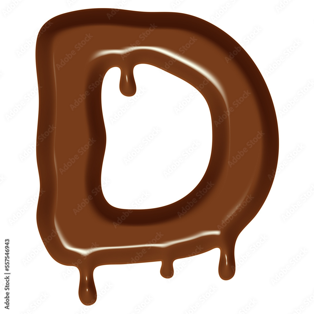 Chocolate Flow Effect Alphabet. Chocolate Flow Effect Alphabet.