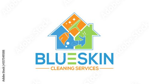 Creative Cleaning Services Logo Design Template