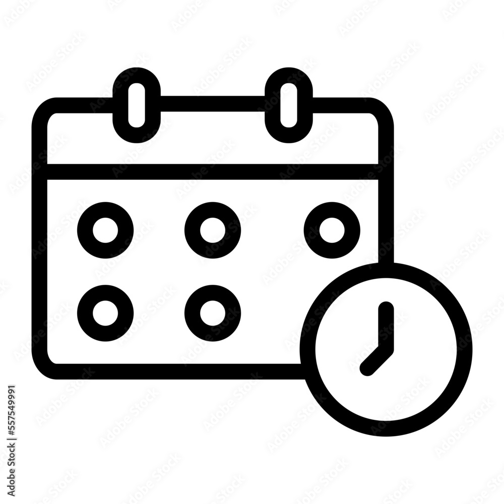 schedule line icon